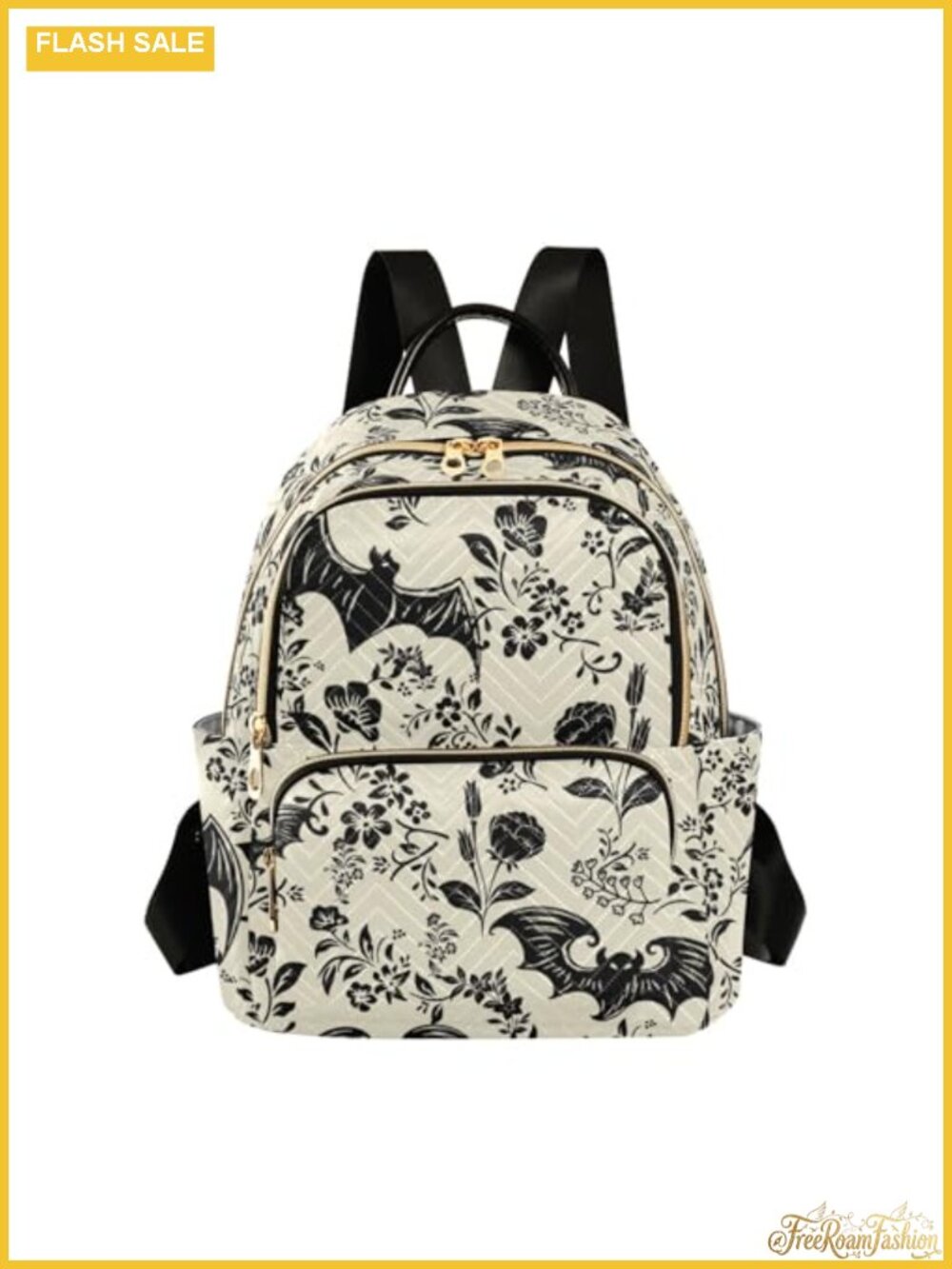 Women's Quilted Backpack Purse - Water Resistant Travel Daypack